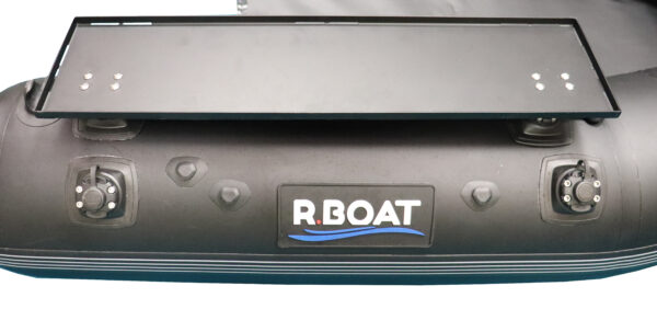 Tablette alu noir pour les float tube et bateaux à coller RBOAT